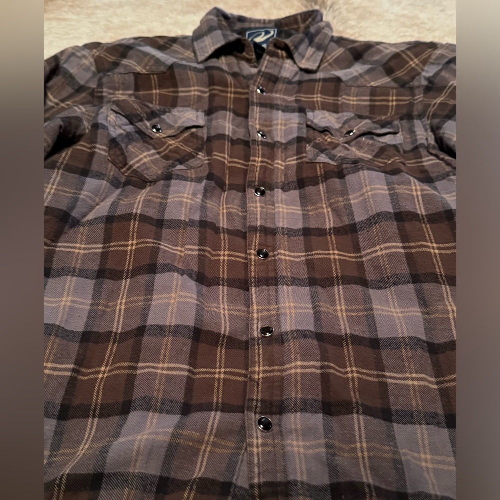 Kids Roper lined flannel XL - Picture 3 of 8